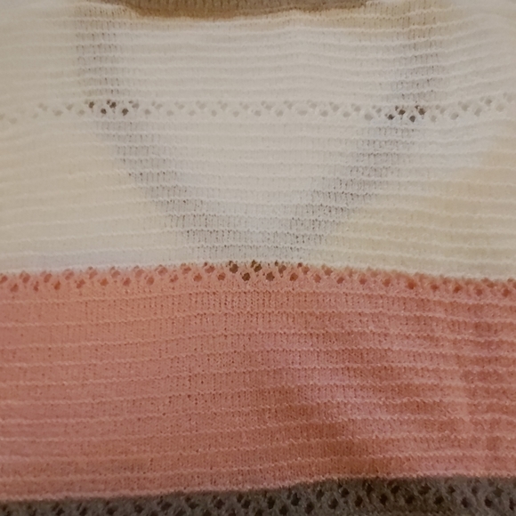 062. Multicolor Color Block Deep V Neck Wrap Sweater  Size M - Picture 13 of 14